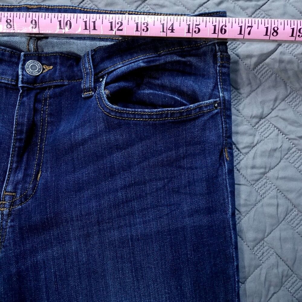 Gap Jeans Womens 12/31 Blue Slim Fit Legging Dark Wash American Denim - Picture 3 of 11